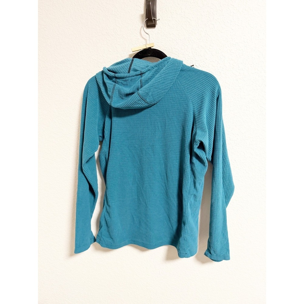 Melanzana Micro‎ Grid Fleece Hoodie V2 Pullover Lightweight Marine Blue Small - Picture 2 of 4